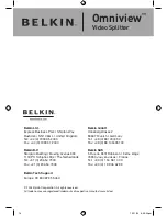 Preview for 10 page of Belkin F1DV10X User Manual