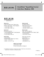 Предварительный просмотр 9 страницы Belkin F1DW101AEAAU Quick Installation Manual