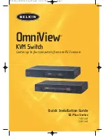 Предварительный просмотр 3 страницы Belkin F1DZ104T - OmniView SE Plus Series KVM Switch Quick Installation Manual