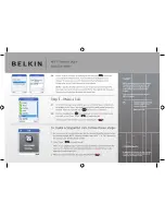 Предварительный просмотр 2 страницы Belkin f1pp000gnuksk Quick Start Manual