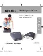 Belkin F1U201VEA1 Quick Installation Manual предпросмотр