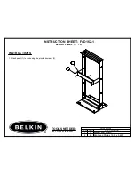 Предварительный просмотр 1 страницы Belkin F4D162-1 Instruction Sheet