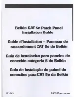 Belkin F4P338 Series Installation Manual предпросмотр