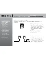 Belkin F4U016 Quick Installation Manual предпросмотр