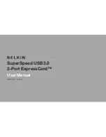 Belkin F4U024 User Manual предпросмотр