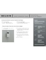 Preview for 1 page of Belkin F5D4071 Quick Installation Manual