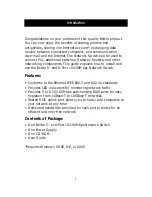 Preview for 3 page of Belkin F5D5130 Manual