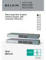 Предварительный просмотр 1 страницы Belkin F5D5131-16 - 10/100 Switch User Manual