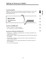 Предварительный просмотр 5 страницы Belkin F5D5131-16 - 10/100 Switch User Manual