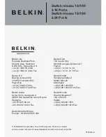 Предварительный просмотр 40 страницы Belkin F5D5131-16 - 10/100 Switch User Manual