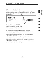 Предварительный просмотр 45 страницы Belkin F5D5131-16 - 10/100 Switch User Manual