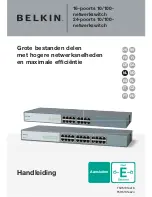 Предварительный просмотр 61 страницы Belkin F5D5131-16 - 10/100 Switch User Manual