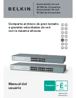 Предварительный просмотр 81 страницы Belkin F5D5131-16 - 10/100 Switch User Manual