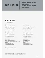 Предварительный просмотр 120 страницы Belkin F5D5131-16 - 10/100 Switch User Manual