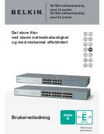 Предварительный просмотр 201 страницы Belkin F5D5131-16 - 10/100 Switch User Manual