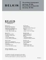 Предварительный просмотр 240 страницы Belkin F5D5131-16 - 10/100 Switch User Manual