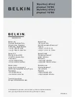 Предварительный просмотр 260 страницы Belkin F5D5131-16 - 10/100 Switch User Manual