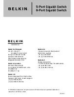 Belkin F5D5141-5 User Manual предпросмотр