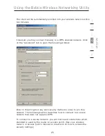 Предварительный просмотр 27 страницы Belkin F5D7010 User Manual