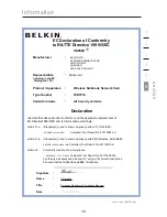 Предварительный просмотр 45 страницы Belkin F5D7010 User Manual