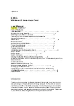 Preview for 1 page of Belkin F5D7010F User Manual