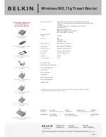 Preview for 2 page of Belkin F5D7233au Specifications