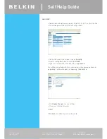 Предварительный просмотр 12 страницы Belkin F5D7630au4A Self Help Manual