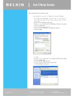 Предварительный просмотр 18 страницы Belkin F5D7630au4A Self Help Manual