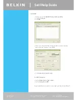 Предварительный просмотр 23 страницы Belkin F5D7630au4A Self Help Manual