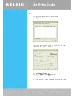 Предварительный просмотр 25 страницы Belkin F5D7630au4A Self Help Manual