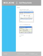 Предварительный просмотр 32 страницы Belkin F5D7630au4A Self Help Manual