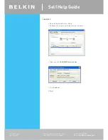 Предварительный просмотр 33 страницы Belkin F5D7630au4A Self Help Manual