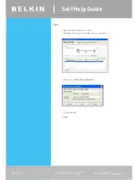 Предварительный просмотр 34 страницы Belkin F5D7630au4A Self Help Manual