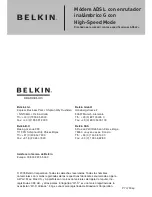 Belkin F5D7633-4 (Spanish) Manual Del Usuario предпросмотр