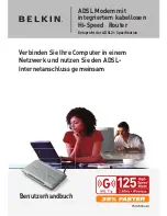 Belkin F5D7633uk4 (German) Benutzerhandbuch предпросмотр