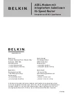 Предварительный просмотр 94 страницы Belkin F5D7633uk4 (German) Benutzerhandbuch