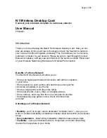 Preview for 1 page of Belkin F5D8001 User Manual