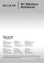 Предварительный просмотр 1 страницы Belkin F5D8011ei User Manual