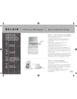 Предварительный просмотр 1 страницы Belkin F5D8053 Quick Installation Manual