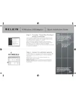 Предварительный просмотр 2 страницы Belkin F5D8053 Quick Installation Manual