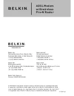 Preview for 92 page of Belkin F5D8630 User Manual