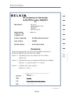 Предварительный просмотр 101 страницы Belkin F5D8631-4 User Manual