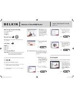 Предварительный просмотр 1 страницы Belkin F5D92304 - Wireless G Plus MIMO Router Quick Installation Manual