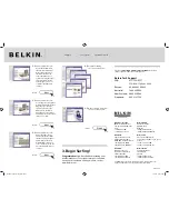 Предварительный просмотр 2 страницы Belkin F5D92304 - Wireless G Plus MIMO Router Quick Installation Manual