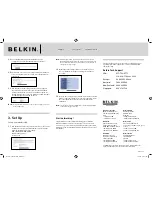 Preview for 2 page of Belkin F5D9630 Quick Installation Manual