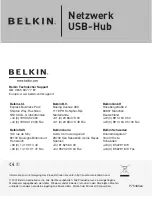 Предварительный просмотр 66 страницы Belkin F5L009 - Network USB Hub User Manual