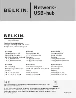 Предварительный просмотр 88 страницы Belkin F5L009 - Network USB Hub User Manual