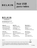 Предварительный просмотр 110 страницы Belkin F5L009 - Network USB Hub User Manual