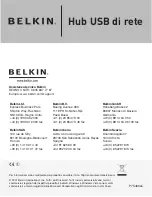 Предварительный просмотр 132 страницы Belkin F5L009 - Network USB Hub User Manual