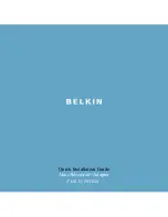 Belkin F5L019 Quick Installation Manual preview